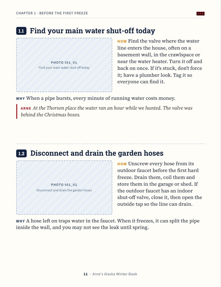 Trick pages